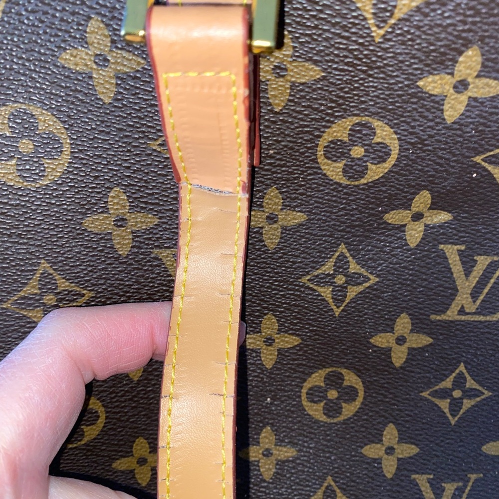 Monogram Canvas Brown Tote with Matching Monogram Wallet - Picture 6 of 12
